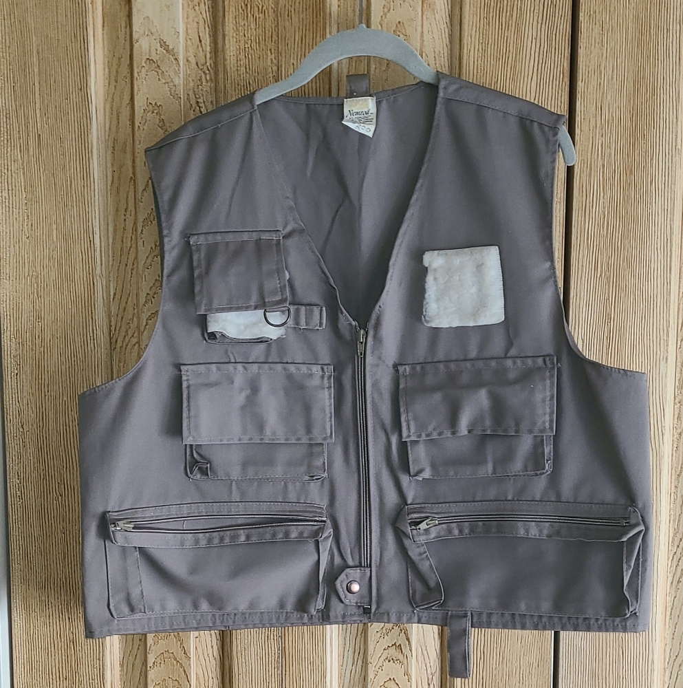 Men's Fishing/utility Kaki Vest